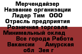 Мерчендайзер › Название организации ­ Лидер Тим, ООО › Отрасль предприятия ­ Розничная торговля › Минимальный оклад ­ 15 000 - Все города Работа » Вакансии   . Амурская обл.,Зея г.